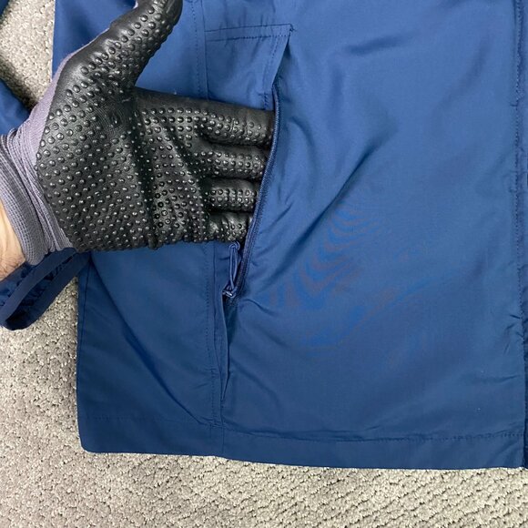 SCOTTeVEST Pack Windbreaker Jacket Men's XL Blue Travel TEC 13 Pockets Hooded - Picture 4 of 14